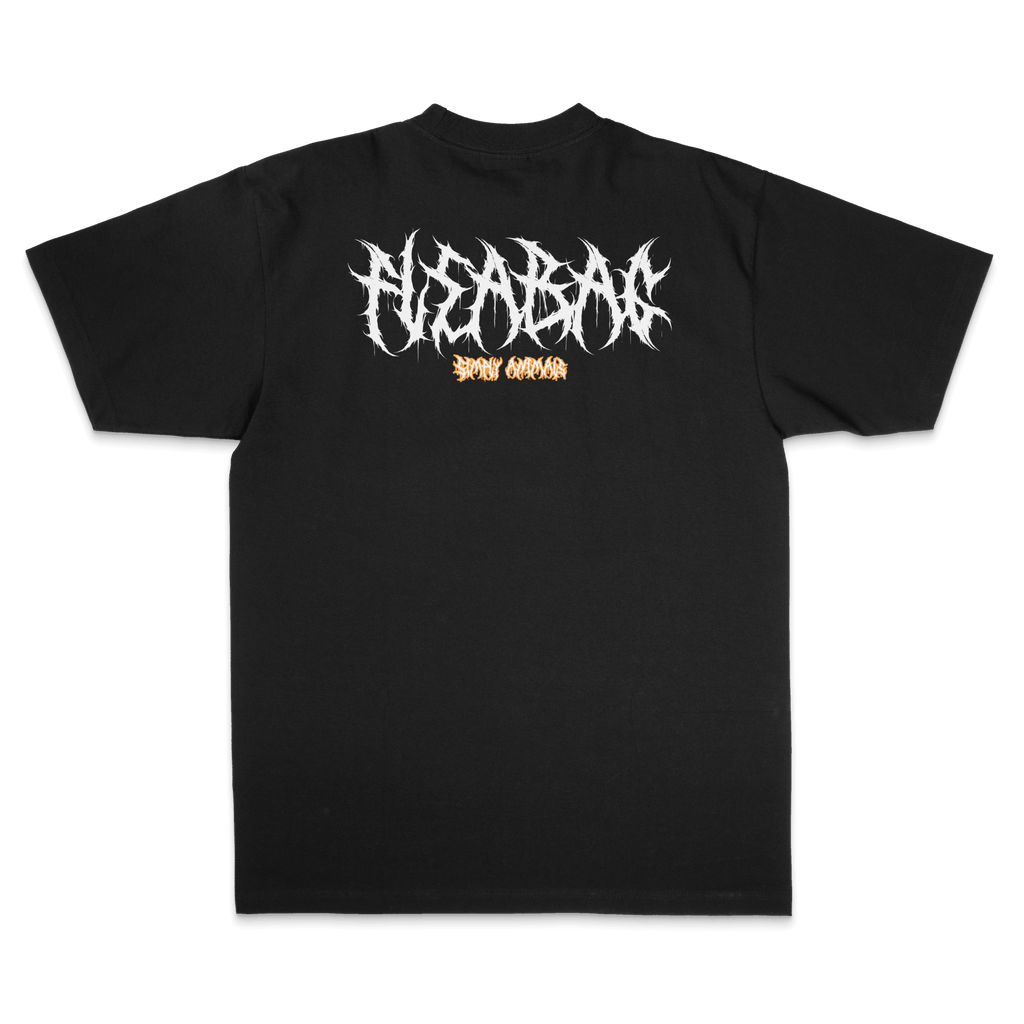 Ravenous Tee in 100% Cotton, oversized style featuring unique graphic design on back.