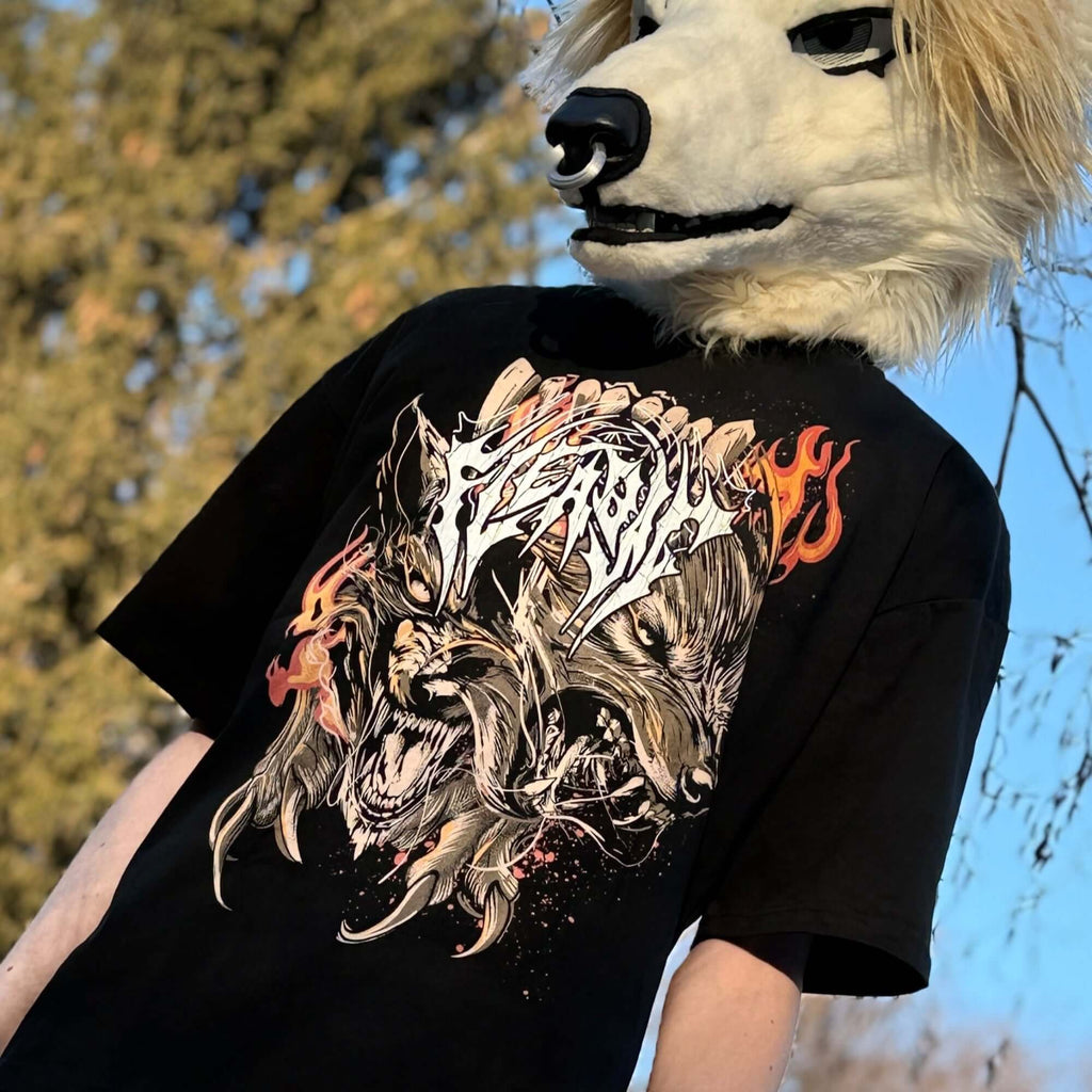 Ravenous Tee featuring bold graphic design, oversized fit, made from 100% cotton, perfect for casual wear.