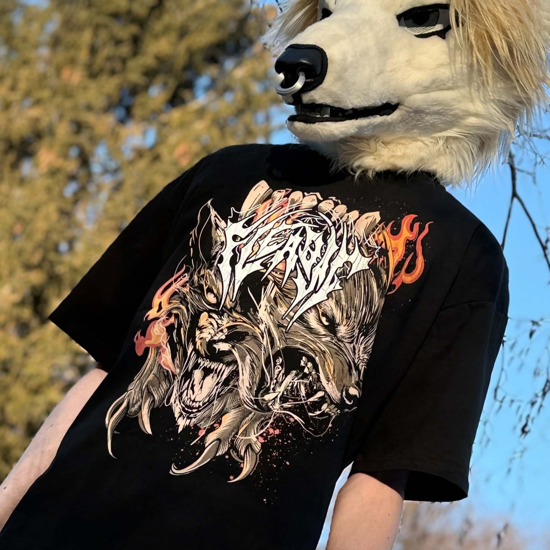 Ravenous Tee featuring bold graphic design, oversized fit, made from 100% cotton, perfect for casual wear.